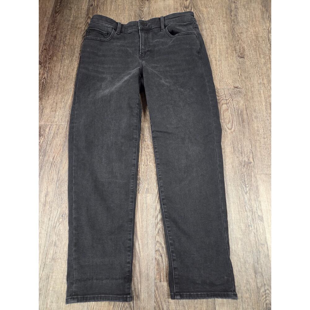 Talbots Everyday Relaxed Jeans Aspen Balck Wash Stretch Size 10 - Picture 1 of 5